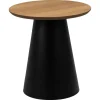 Vernon Soffbord Rund 45 cm Svart