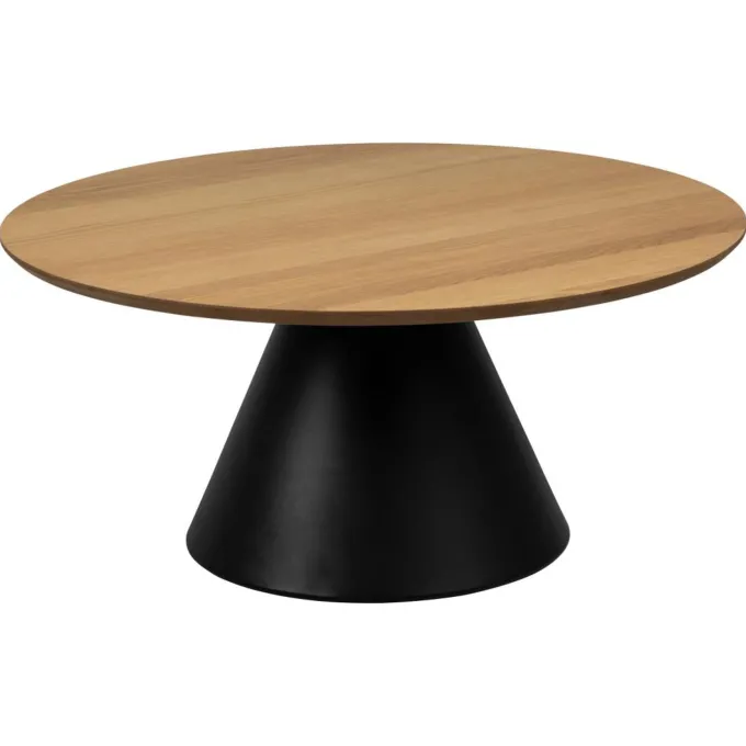 Vernon Soffbord Rund 85 cm Svart