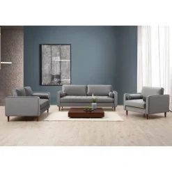 Verona (175 x 90 x 70 cm) 2-sitssoffa Ljusgrå