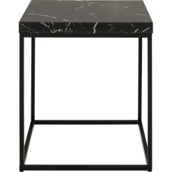 Vesterbro Soffbord 40x40 cm Svart Marquina