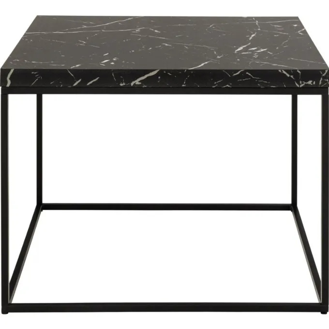 Vesterbro Soffbord 60x60 cm Svart Marquina