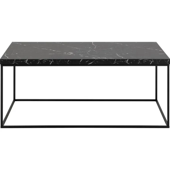 Vesterbro Soffbord 110x55 cm Svart Marquina