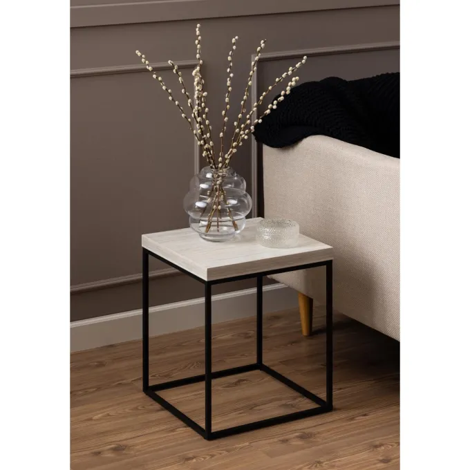 Vesterbro Soffbord 40x40 cm Travertin