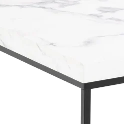Vesterbro Soffbord 60x60 cm Vit Carrara