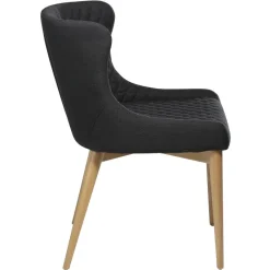 Vetro Stol Black, Oak