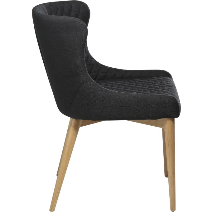 Vetro Stol Black, Oak