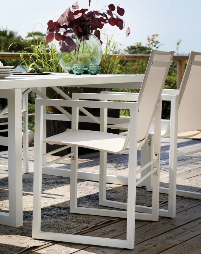 Vevi Utestol Vit/Off-White