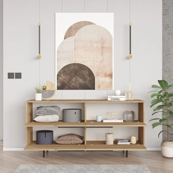 Vientiane Console (160 x 74,3 x 44,5 cm) Valnöt Konsol