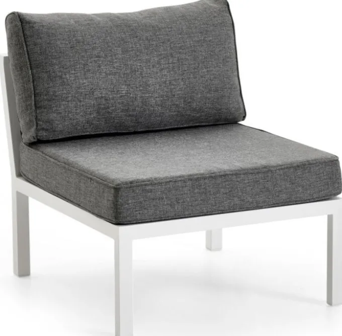 Weldon Mittdel Vit/Grå