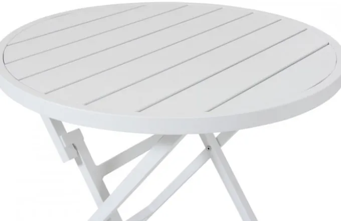 Wilkie Fällbord 72 cm Rund Vit