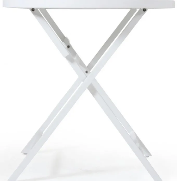 Wilkie Fällbord 72 cm Rund Vit