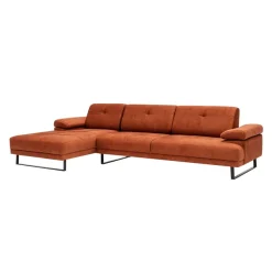 Windhoek Small (178 x 100 x 155 cm) Orange Hörnsoffa Vänster