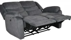 Winfield 2-Sits Reclinersoffa Grått Tyg