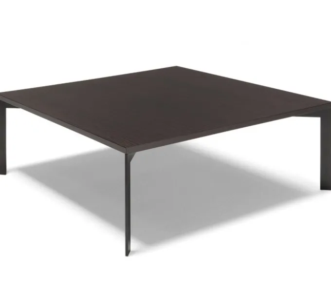 Wire Soffbord 90x90 cm Brown Ash