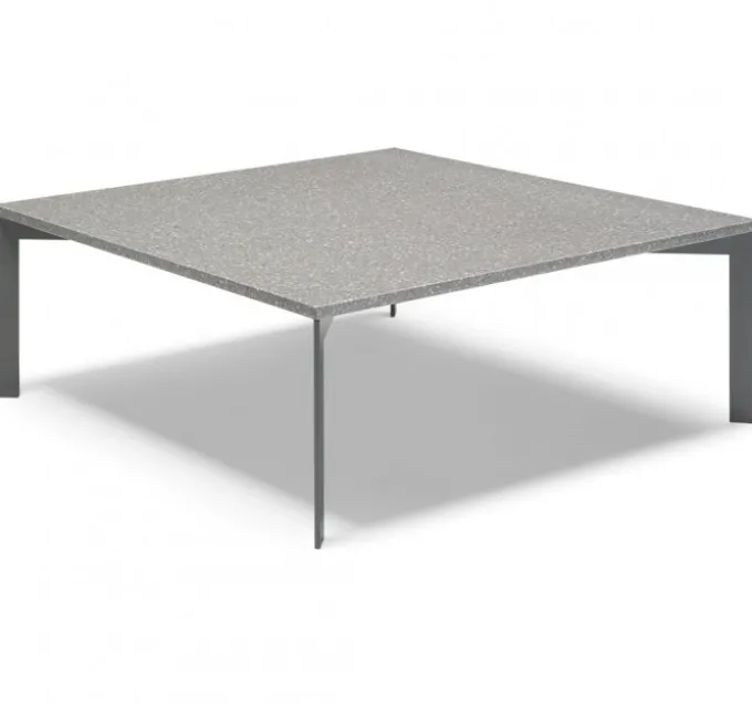 Wire Soffbord 90x90 cm Ceramic White/Antracite