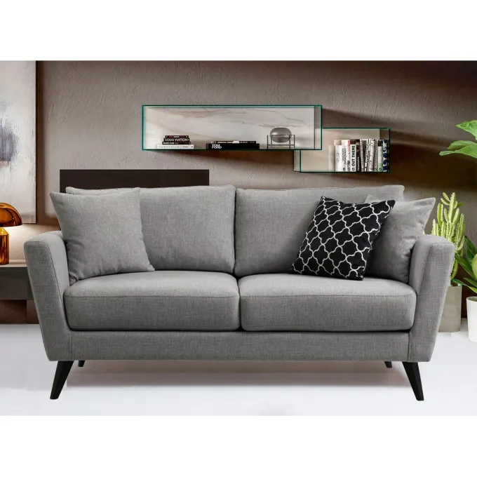 Zanzibar 2-sits (170 x 94 x 88 cm) Grå 2-sitssoffa