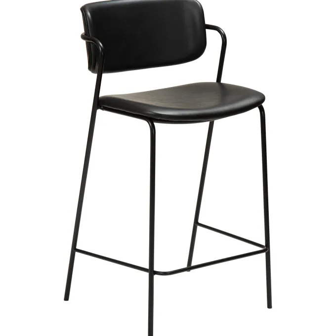 Zed Barstol Vintage Black Art.Leather