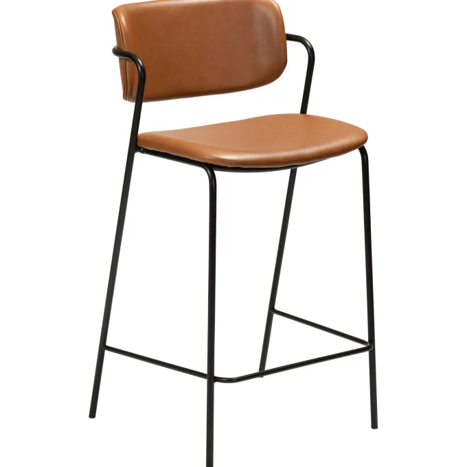 Zed Barstol Vintage Light Brown Art.Leather