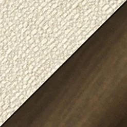 Zone Stol Simply Beige Bouclé, Antique Brass